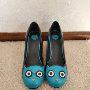 Teal Owl Heels